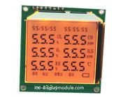 صفحه نمایش LCD پانل رنگ نارنجی صفحه نمایش FSTN Segment Monochrome 3.3V سفارشی