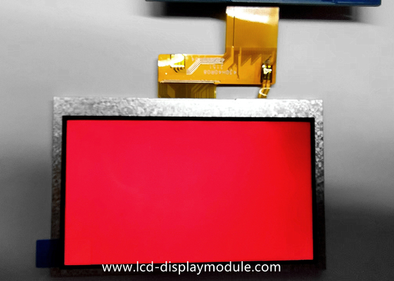 4.3 اینچ 480 RGB * 272 رزولوشن تمام جهت مشاهده مقاومت صفحه لمسی روشنایی بالا