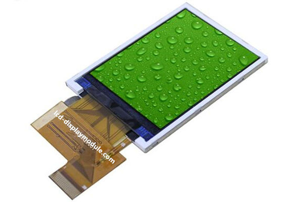 نور پس زمینه سفید TFT LCD صفحه نمایش QVGA 240 × 320 با RGB رابط 12 ساعت O '